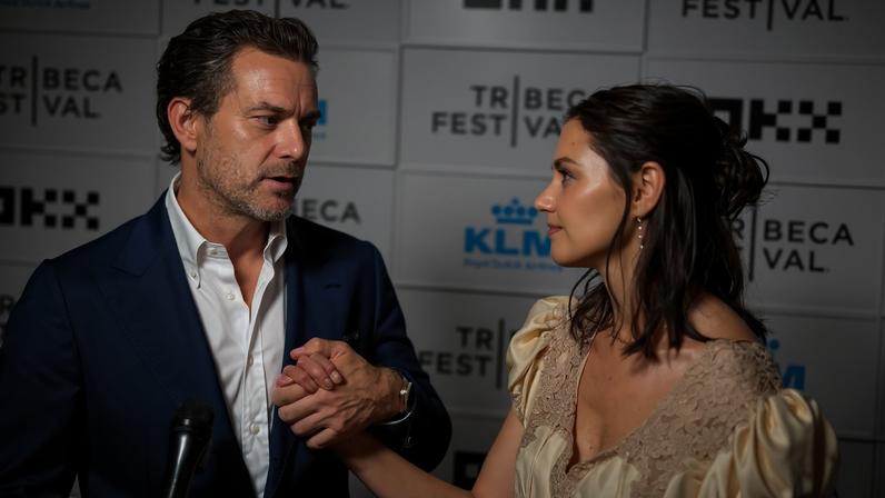 “Dawson’s Creek” alums Joshua Jackson and Katie Holmes gushed over their relationship at the premiere of their new movie “Happy Hours” at the Tribeca Film Festival on Sunday.