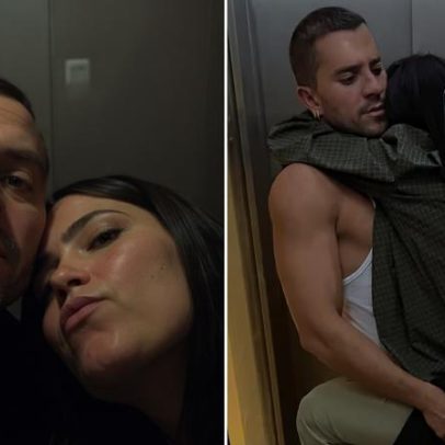 Jade Picon beija André Lamoglia em noite romântica; vídeo registra momento