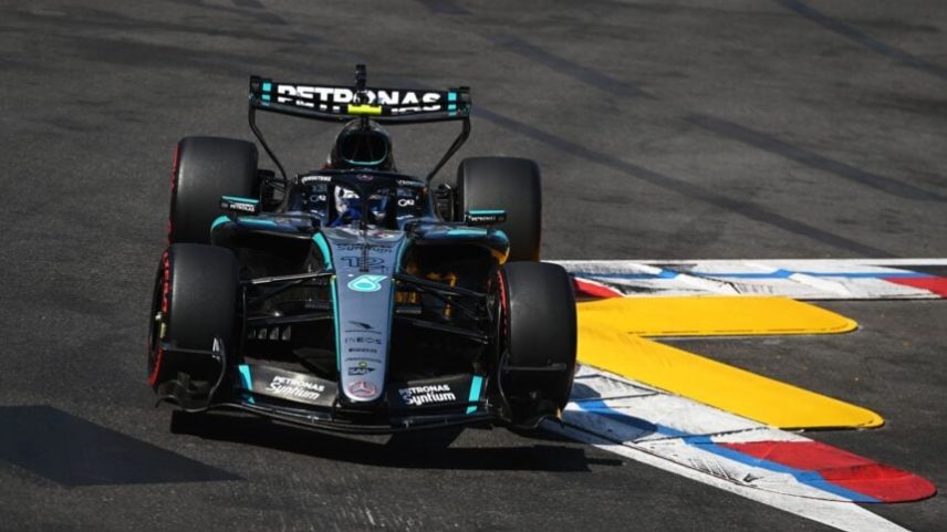 Kimi Antonelli, da Itália, pilotando o Mercedes AMG Petronas F1 Team W17 número 12