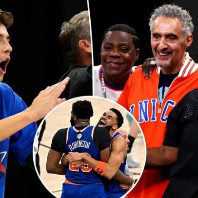 Prince Harry, Timothée Chalamet e outras celebridades celebram título dos Knicks