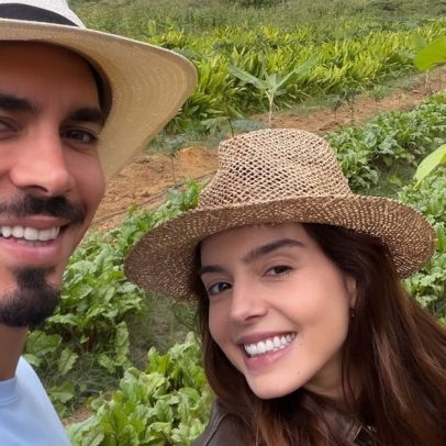 Giovanna Lancellotti mostra 'filha' em plantação na fazenda