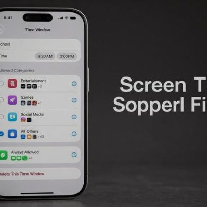 Apple redesenha o Screen Time e atualiza controles infantis