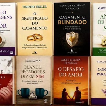8 livros cristãos para fortalecer relacionamentos de casais