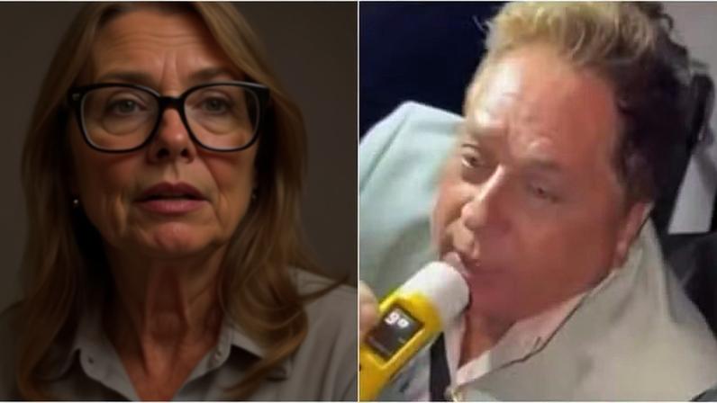 Poliana Rocha se surpreende com resultado de teste do bafômetro do marido, Leonardo — Foto: Reprodução/Instagram