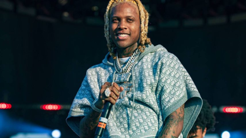 Lil Durk performs at Lyrical Lemonade Summer Smash at Douglass Park on Aug. 22, 2021, in Chicago. (Vashon Jordan Jr./Chicago Tribune/Tribune News Service via Getty Images)