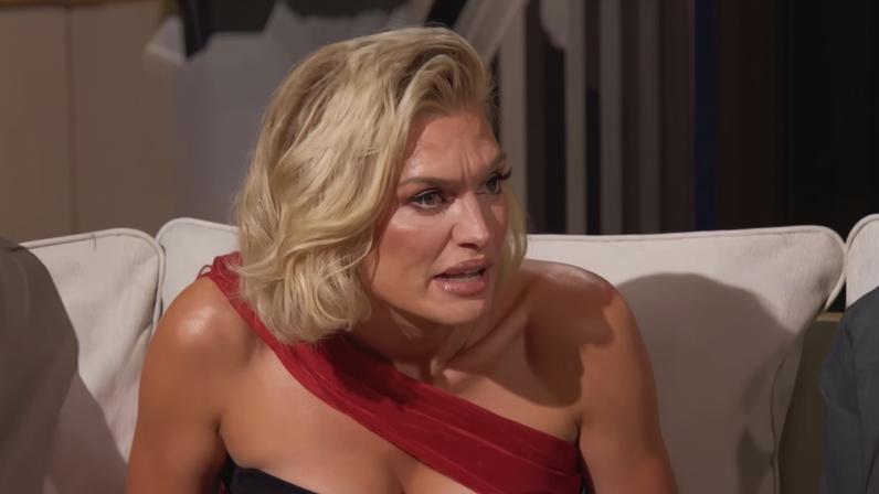 Lindsay Hubbard (seen above during the "Summer House" Season 10 reunion) lashed out at West Wilson when Amanda Batula ran off stage crying.