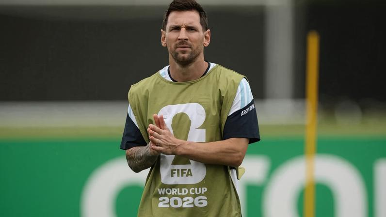 O atacante da seleção argentina Lionel Messi. Créditos: RICHARD PELHAM / GETTY IMAGES NORTH AMERICA / GETTY IMAGES VIA AFP