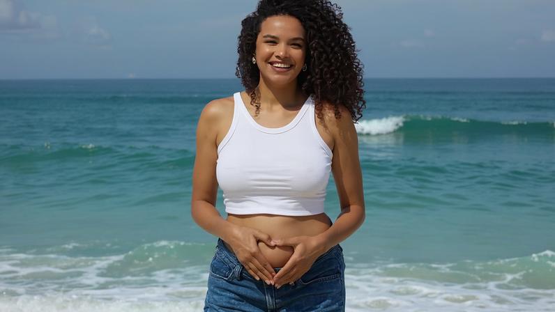 Lucy Ramos anuncia nova gravidez — Foto: Reprodução/Instagram