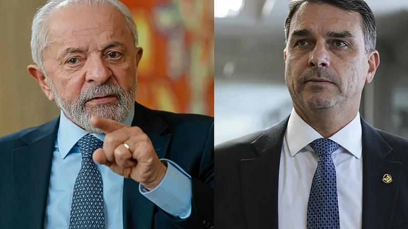 Quaest aponta Lula mais à esquerda que Flávio Bolsonaro