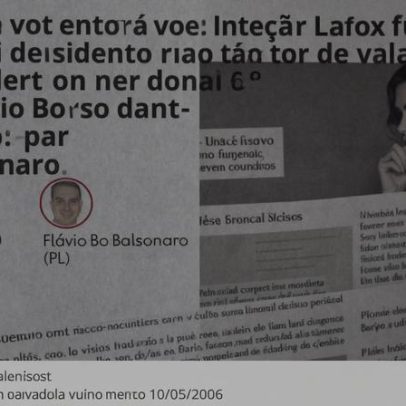 Lula tem 44% e amplia vantagem sobre Flávio Bolsonaro, 38%