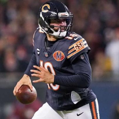 Caleb Williams, capa do Madden 27, mira vencer com o Bears