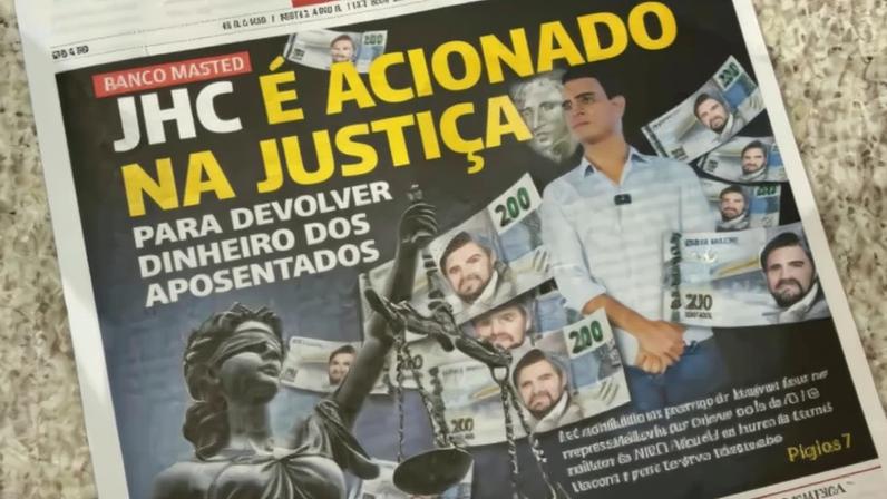 Justiça de Alagoas censura jornal que ligou JHC ao Caso Master