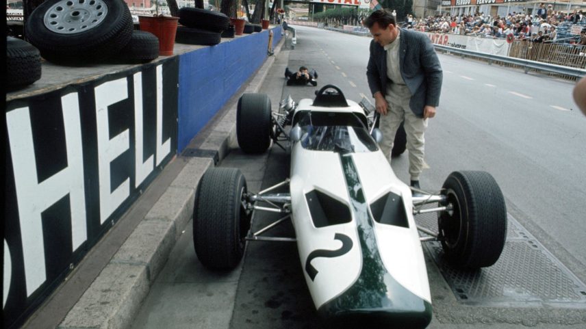 Primeiro carro da McLaren na F1, no GP de Mônaco de 1966 — Foto: Divulgação