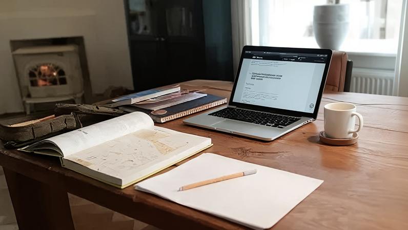 Mesa de estudo, estudo, livro, caderno