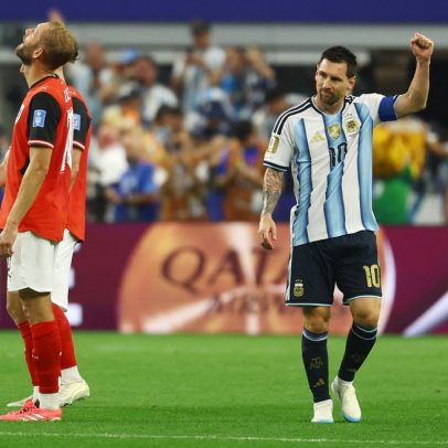 Argentina vence confronto de estilos e Messi quebra recorde