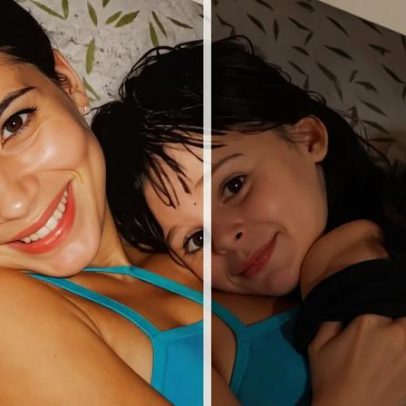 Miriam Freeland exibe filha de 27 anos e refaz pose em público