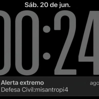 Alerta falso da Defesa Civil: o que se sabe e o que falta esclarecer