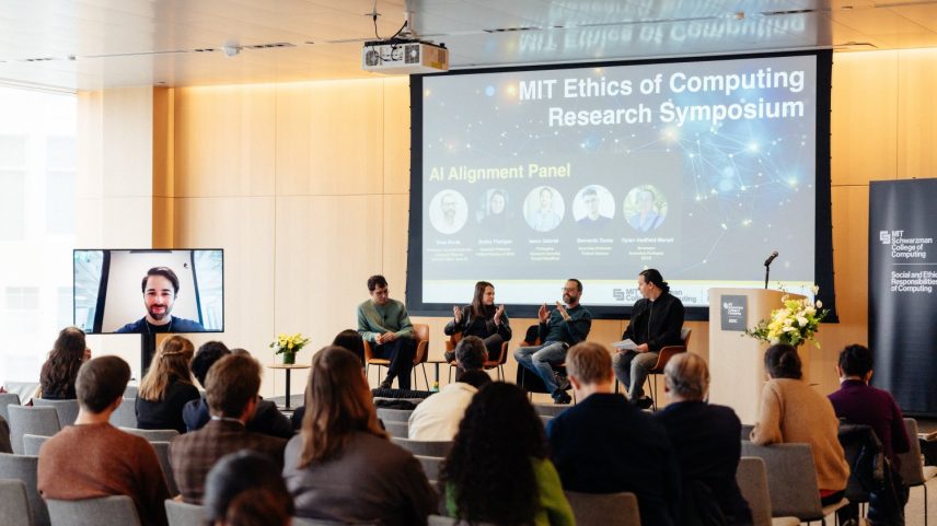 An AI Alignment panel brought together an interdisciplinary group of speakers from MIT, Google DeepMind, and OpenAI.