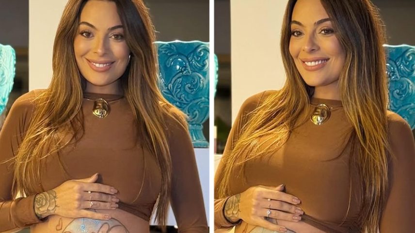 Ex-BBB Monique Amin está no terceiro trismestre de gravidez — Foto: Reprodução/Instagram