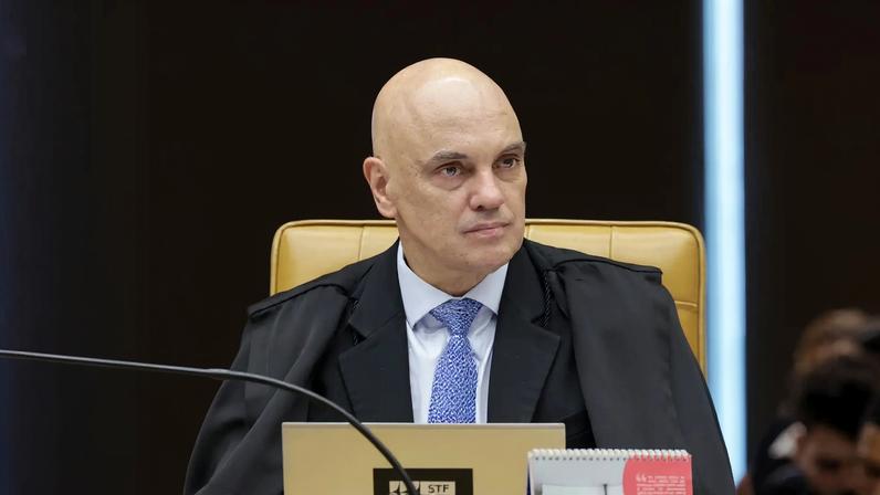 Moraes justificou valor da multa imposta a Eduardo. (Foto: Rosinei Coutinho/STF)