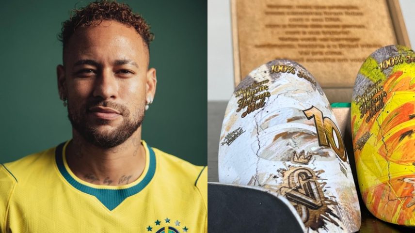 Neymar usará caneleiras de R$7 mil com nomes dos filhos