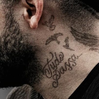 Neymar fica fora contra Haiti e posta foto de tatuagem com Tudo passa