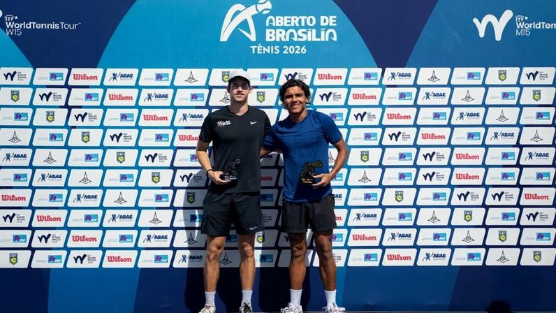Nicolas Oliveira e Alex Hernandez (Foto: Guilherme Frederick)