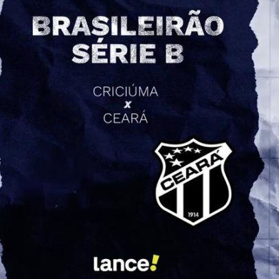 Criciúma x Ceará: onde assistir à partida da Série B