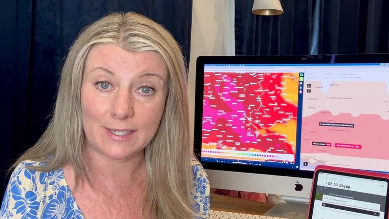 Primeiro aviso vermelho de calor extremo no West Country