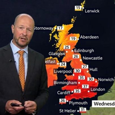 BBC Weather divulga nova previsão do tempo