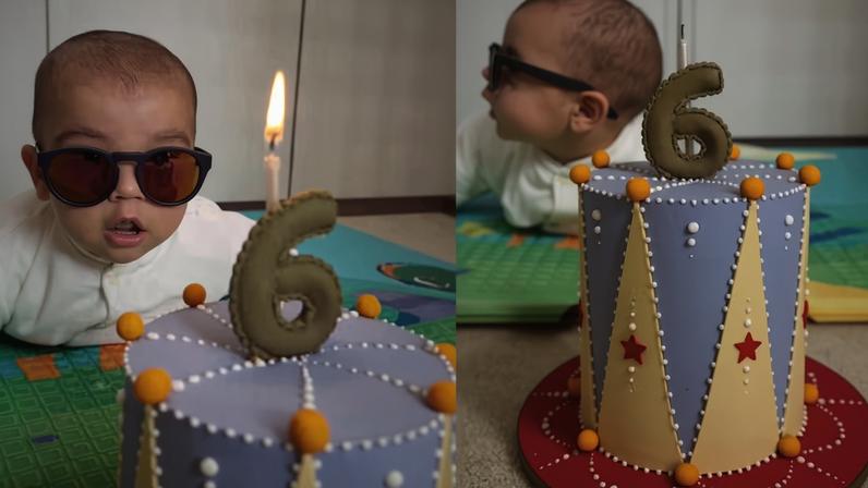 Mariana Rios celebra 6 meses do filho Palo