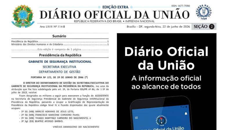 GSI corrige portaria que designava dois assistentes da Segurança Presidencial