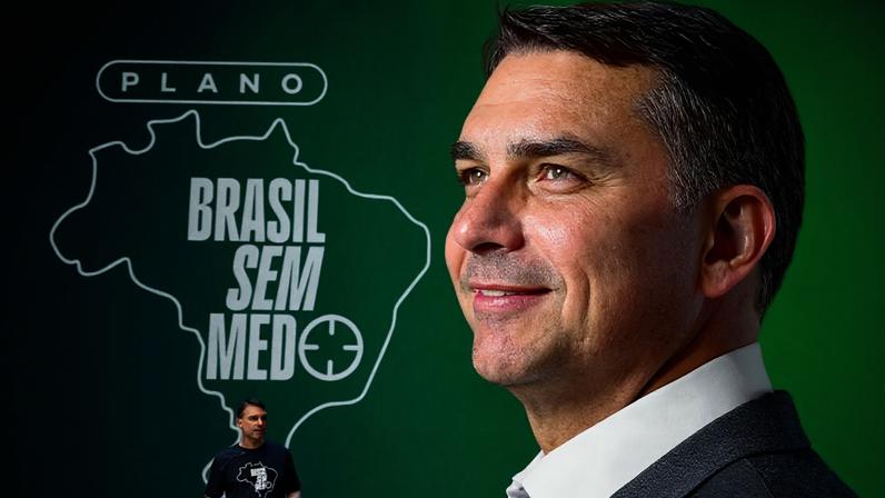Flávio reutiliza promessas de Bolsonaro e lança plano de segurança pública