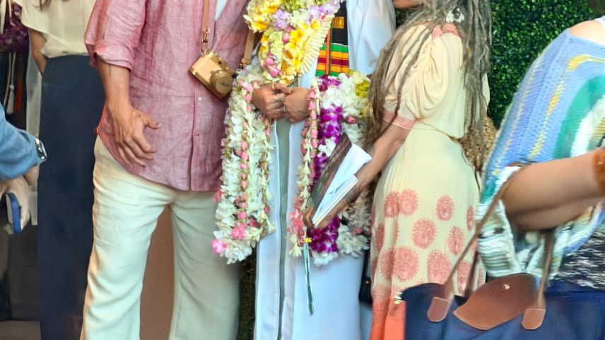 Lisa Bonet and Jason Momoa reunited to celebrate their daughter Lola’s graduation from high school on Friday (as pictured here).
