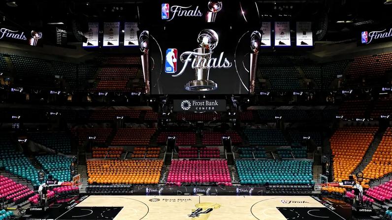 O Frost Bank Center, em San Antonio, será o palco do primeiro duelo das finais da NBA