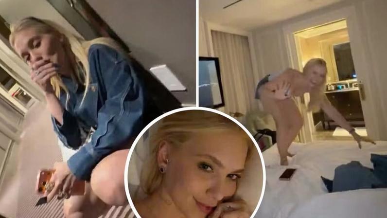 Virginia aparece 'felizinha' após noite de drinks em NY; vídeos mostram de crise de riso a dança em cima da cama — Foto: Reprodução/Instagram