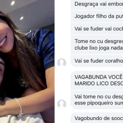Natalia Belloli mulher de Raphinha expõe mensagens de ódio após jogo do Brasil