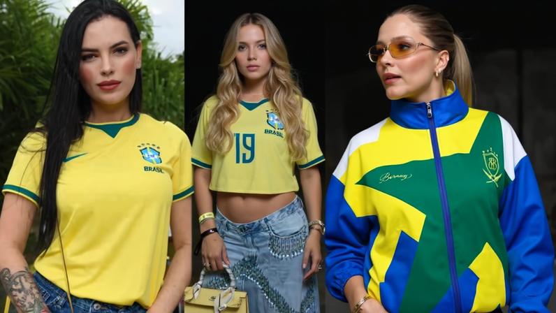 Esposas de jogadores da seleção exibem bolsas de luxo acima de R$ 1 milhão