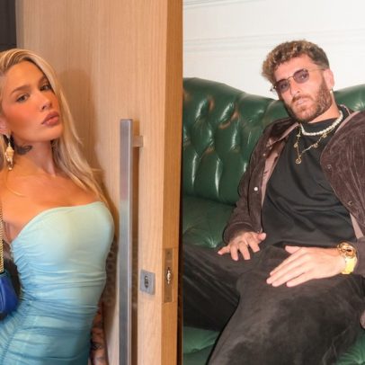Karoline Lima e Léo Pereira em almoço com familiares durante a Copa