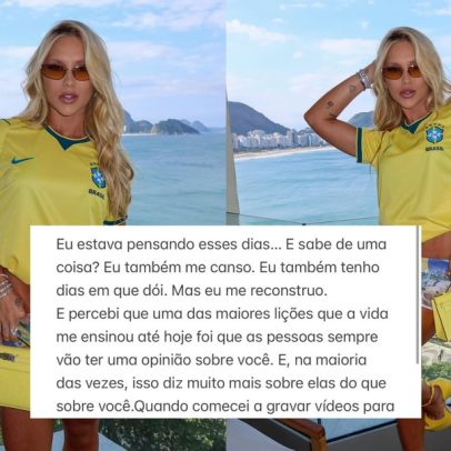 Virginia Fonseca reage a xingamentos no jogo do Brasil e fala sensação ruim