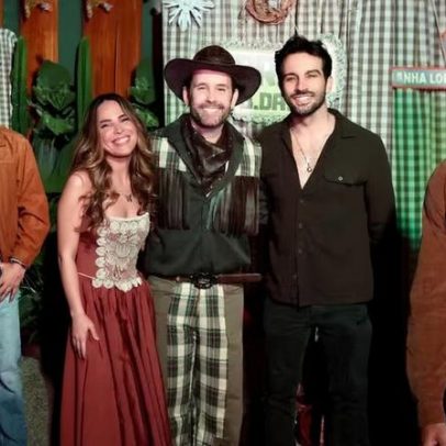 Wanessa Camargo participa de arraiá de Leo Marçal e reúne famosos no Rio