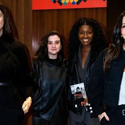 Taís Araujo reúne celebridades na estreia de Mudando de Pele em São Paulo