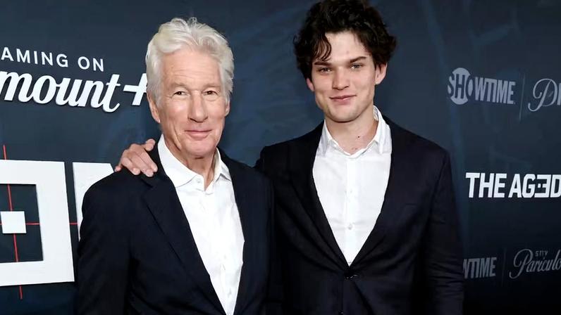 Richard Gere e o filho mais velho, Homer Gere