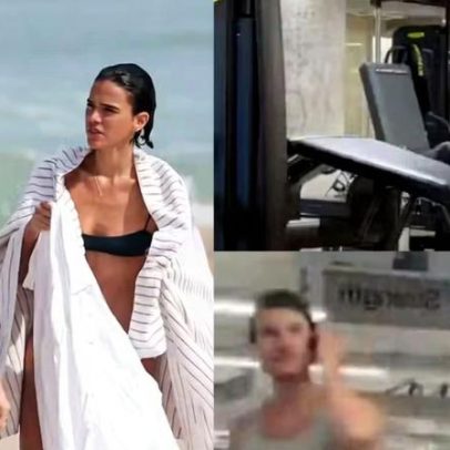 Bruna Marquezine e Shawn Mendes treinam juntos em academia no Rio de Janeiro