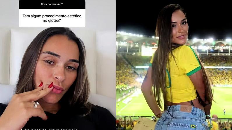 Gravidez faz glúteos de Tainá Militão triplicarem de tamanho