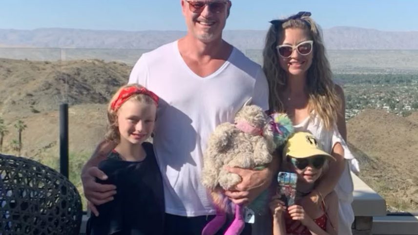 Rebecca Gayheart (seen above with her husband and kids) penned an emotional post about her daughters on the first Father's Day since Eric Dane died.