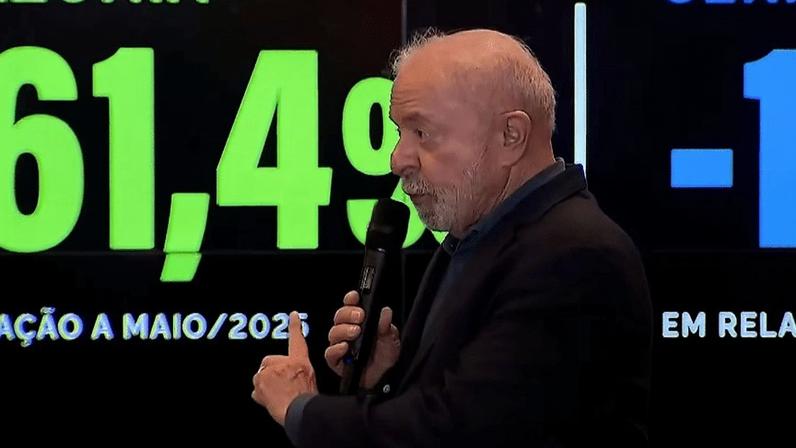 REP - O presidente Lula em divulgação de dados sobre desmatamento na sede da OTCA (Organização do Tratado de Cooperação Amazônica), em Brasília
