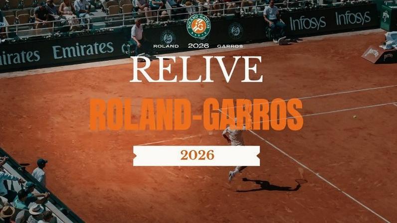 Reviva os destaques desta edição de Roland Garros