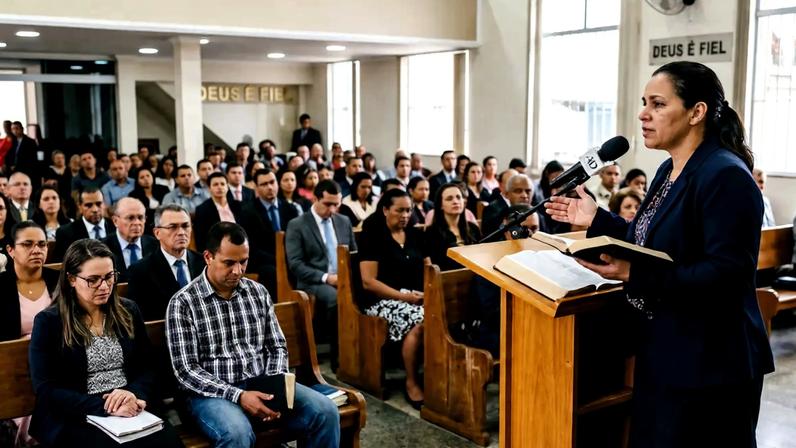 Debate sobre a ordenação de mulheres como pastoras na Convenção Batista do Sul.