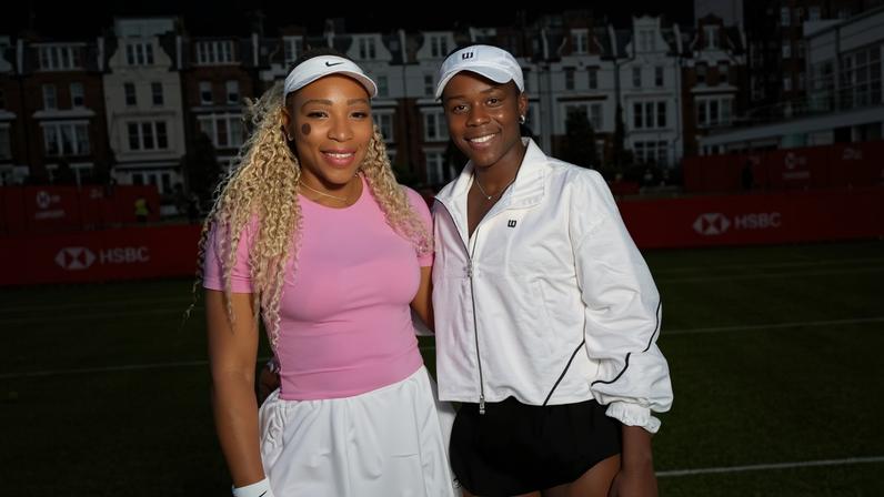 Serena e Mboko (Foto: HSBC Championships)